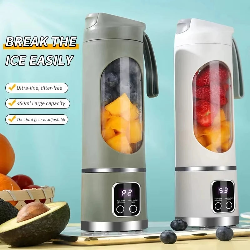 Kitchenora™ Ultra-Mix: Smart Portable Blender