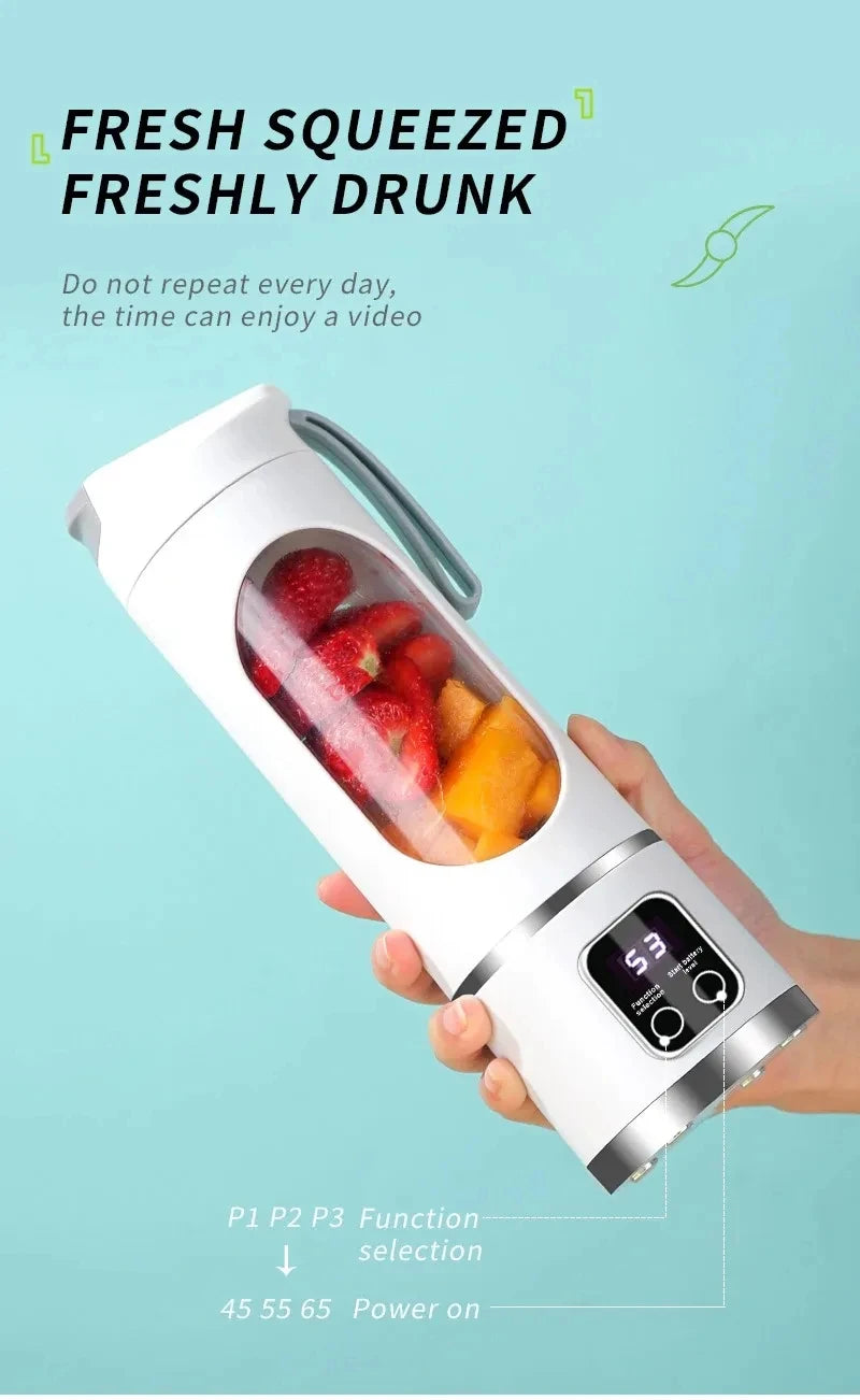 Kitchenora™ Ultra-Mix: Smart Portable Blender